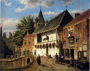 unknow artist European city landscape, street landsacpe, construction, frontstore, building and architecture. 143 oil painting reproduction